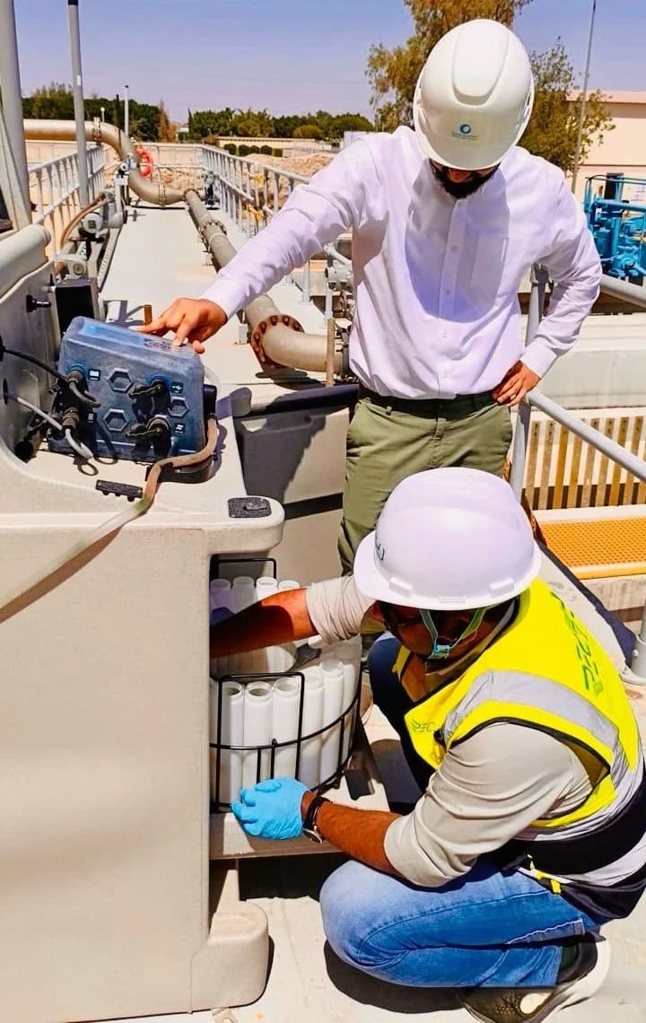 Effluent Water sampling